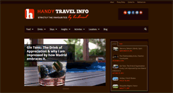 Desktop Screenshot of handytravelinfo.com